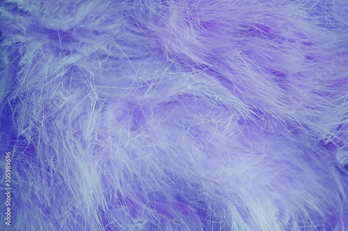Beautiful abstract background.Blue fur. © NADEZHDA