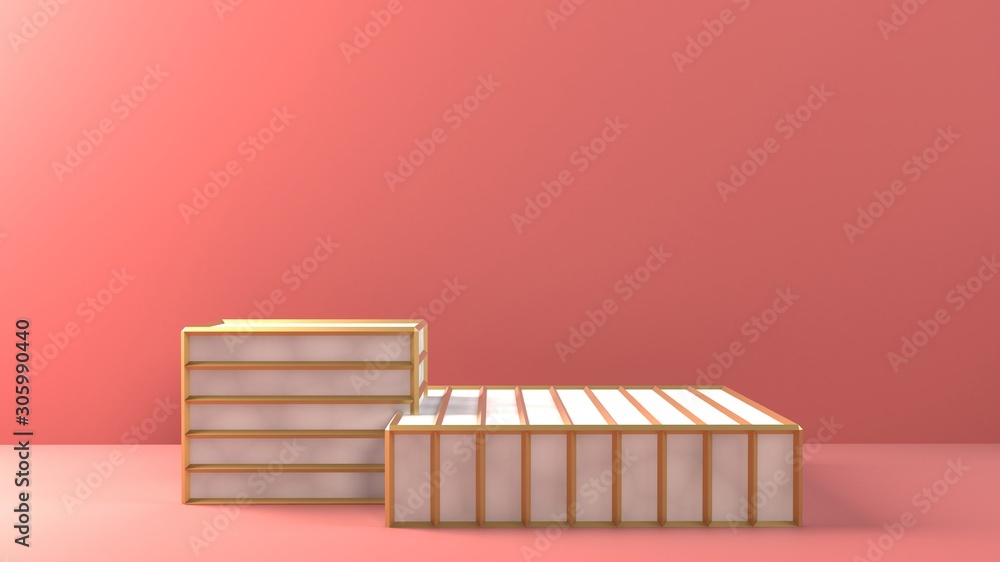 3d white cubes gradient colors in soft pastel minimal studio background. Abstract 3d geometric shape 3d white cubes gradient colors in soft pastel minimal studio background. Abstract 3d geometric shape