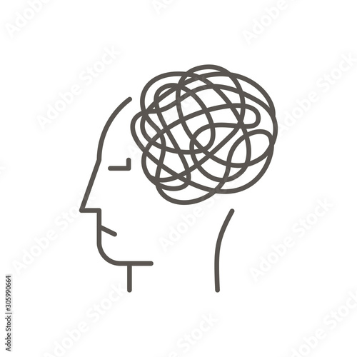 Tangled tangle untangled on face