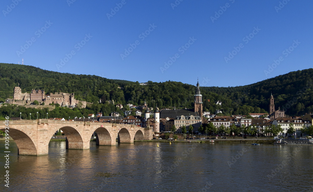 very beautiful Heidelberg city in Germany
