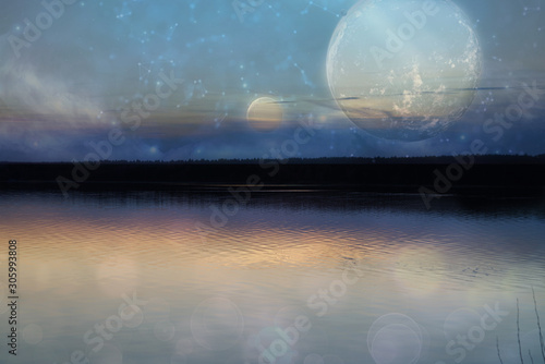 moon over the sea © Алексей Курносов