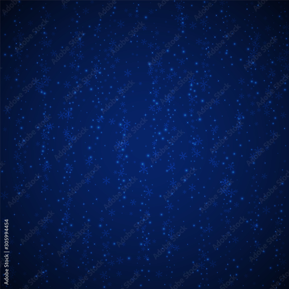 Obraz premium Beautiful glowing snow Christmas background. Subtl