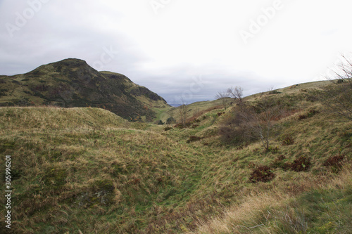 Holyrood Park Edinburgh in winter