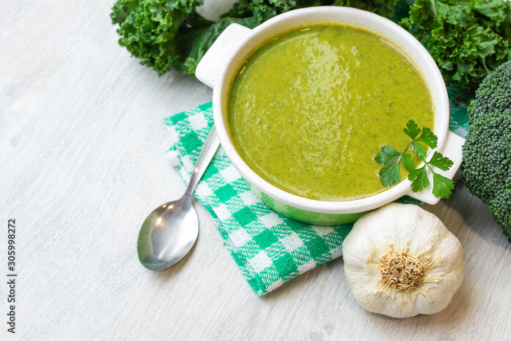 cream or pure vegetables with natural ingredients, top view cream or pure vegetables with natural ingredients, top view
