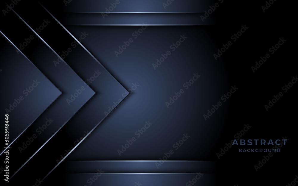 Modern navy blue background with arrow shape Modern navy blue background with arrow shape