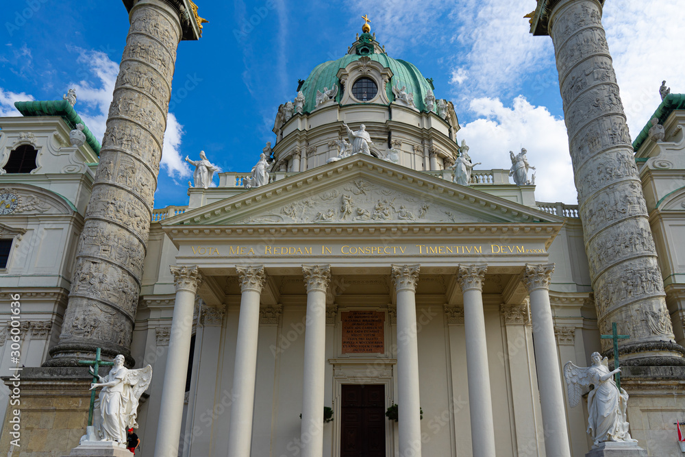 Fototapeta premium Karlskirche church in Vienna Wien, Austria.