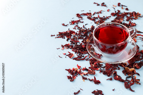 Healthy hibiscus tea