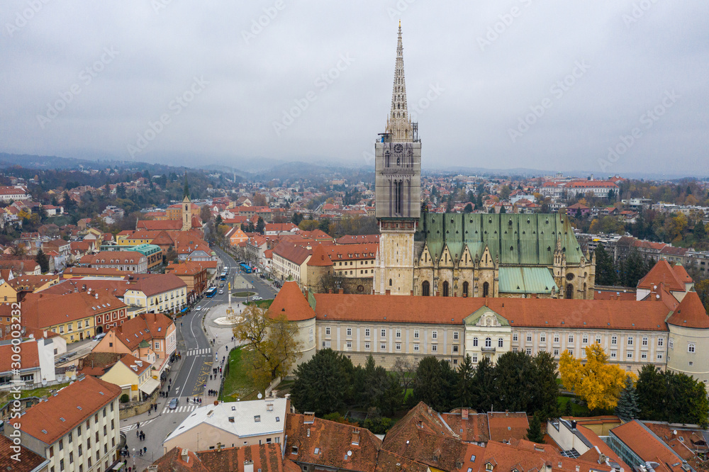 Zagreb Cathedral, on the Kaptol, dedicated to the Assumption of Mary and to the kings Saint Stephen and Saint Ladislaus