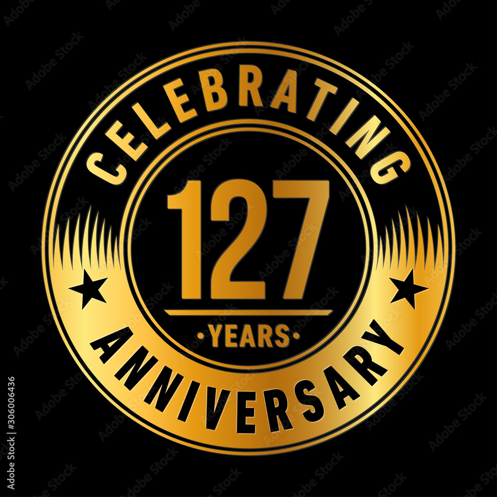 1279 years anniversary celebration logo template. One hundred and twenty-seven years vector and illustration.