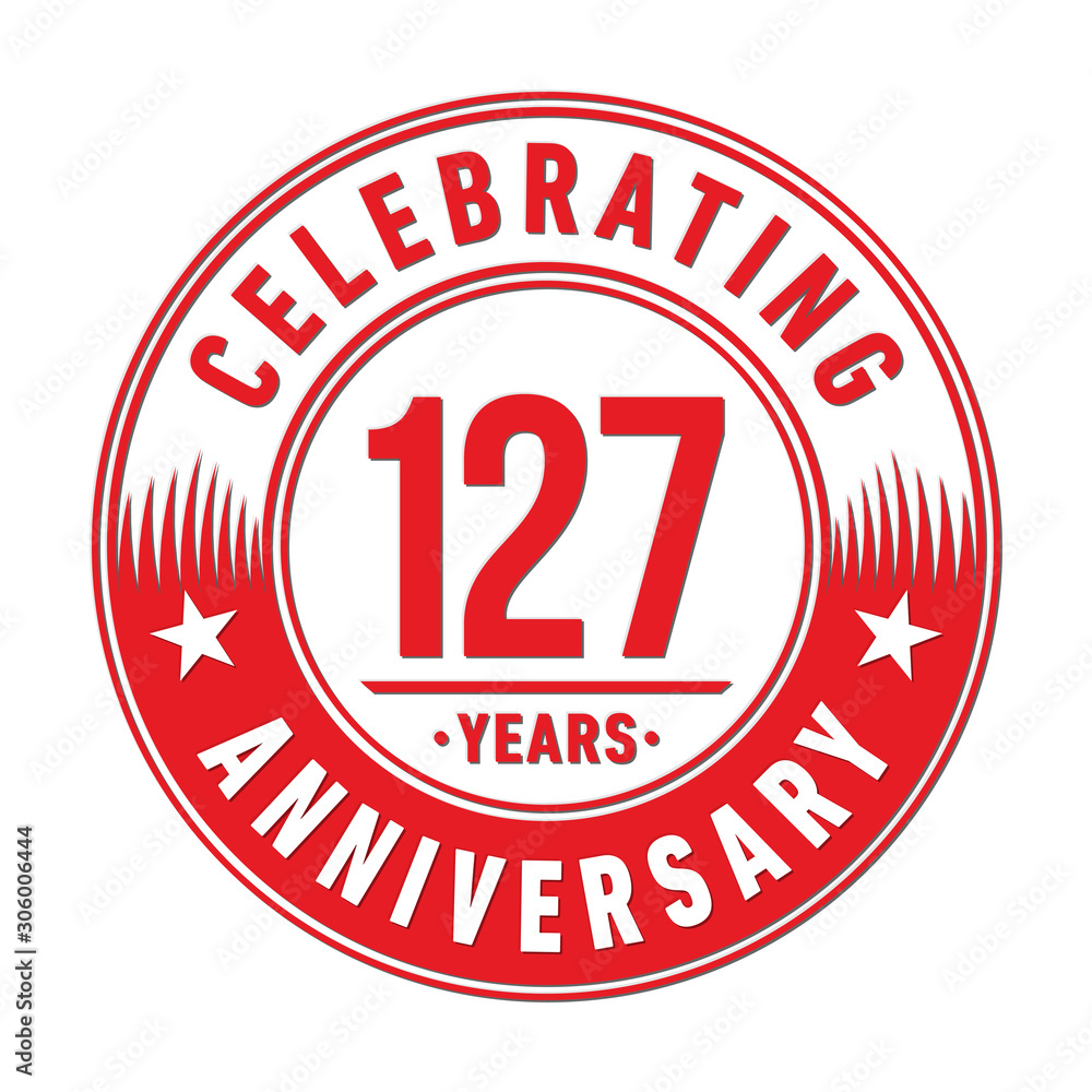 1279 years anniversary celebration logo template. One hundred and twenty-seven years vector and illustration.