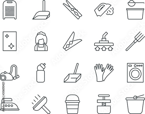 household vector icon set such as: sketch, steel, juice, occupation, housewife, eat, aeropress, old, scraper, clogged, knife, medical, squeegee, portable, sponge, business, safety, sewer, food