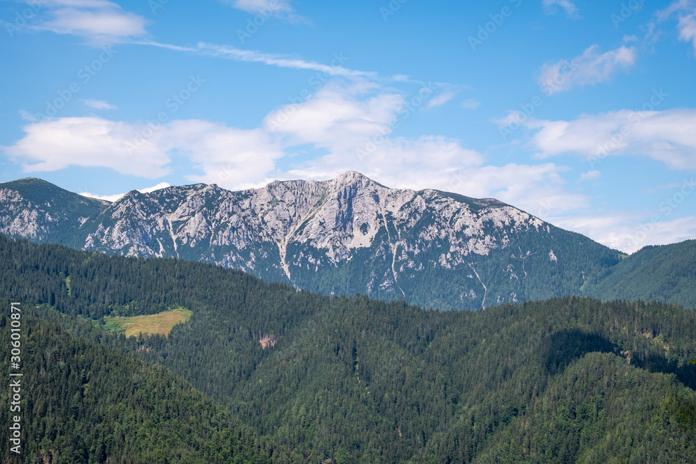 Mountain Raduha in Kamnik–Savinja Alps in Slovenia in summer
