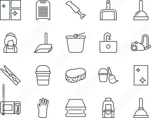 household vector icon set such as: new, protect, hang, clothespin, paint, frame, finger, best, gloves, item, electronics, protective, oven, clip, icons, blister, rope, art, safety, basin, hold
