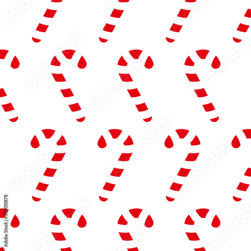 Fresh Christmas Pattern. Candy cane  as Highresolution Illustration.