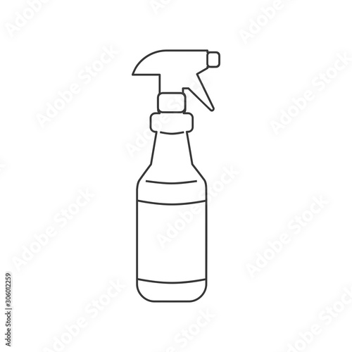 Spray Bottle Icon Vector