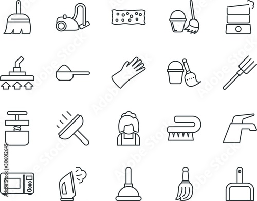 household vector icon set such as: old, steaming, cup, flatiron, multiple, pair, culinary, nature, ironing, cuisine, fork, heat, sink, girl, box, diet, cable, farming, fetlock, wc, container, oven