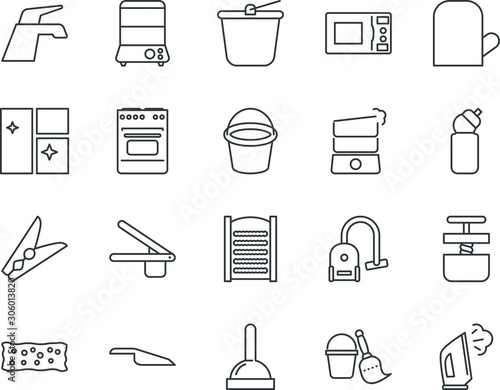 household vector icon set such as: neat, cord, square, bakery, detergent, flatiron, purity, sweeping, pins, architecture, aeropress, freshness, logo, clove, blue, faucet, pin, eating, tube