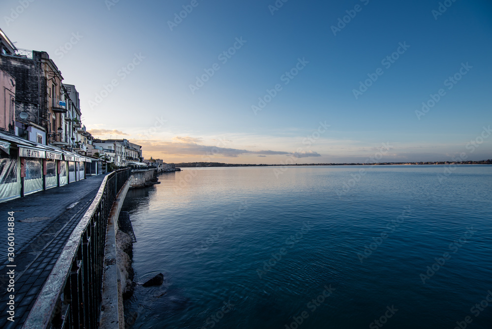 pier at sunset