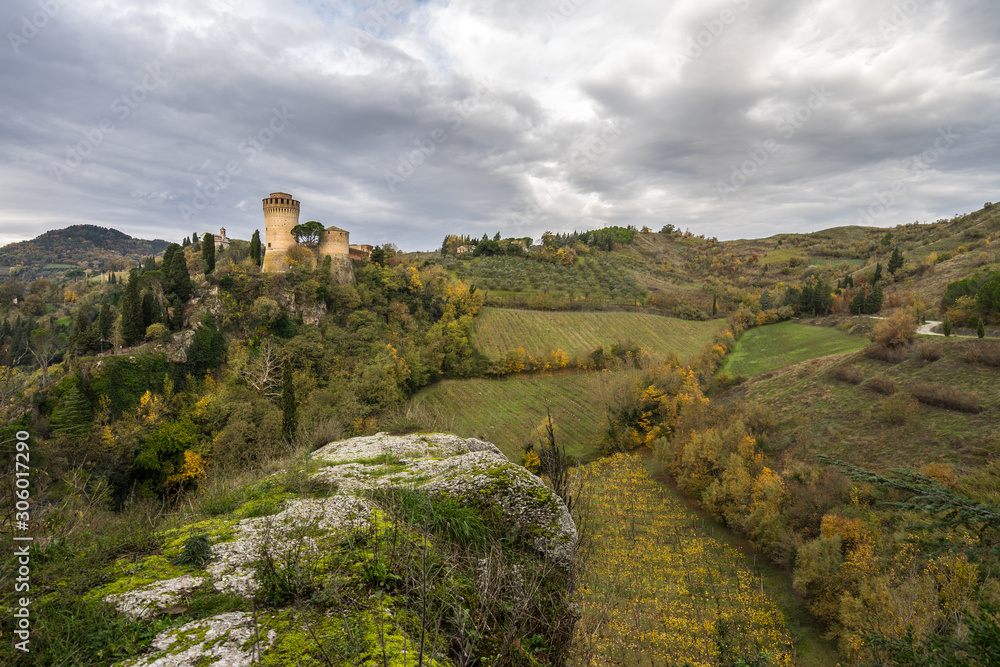 View of Brisighella: one of the most beautifull old village of Italy. View of Brisighella: one of the most beautifull old village of Italy.