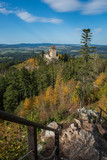 Pustý hrádek, the best spot for photo of Kašperk (Kasperk castle). Czech Republic
