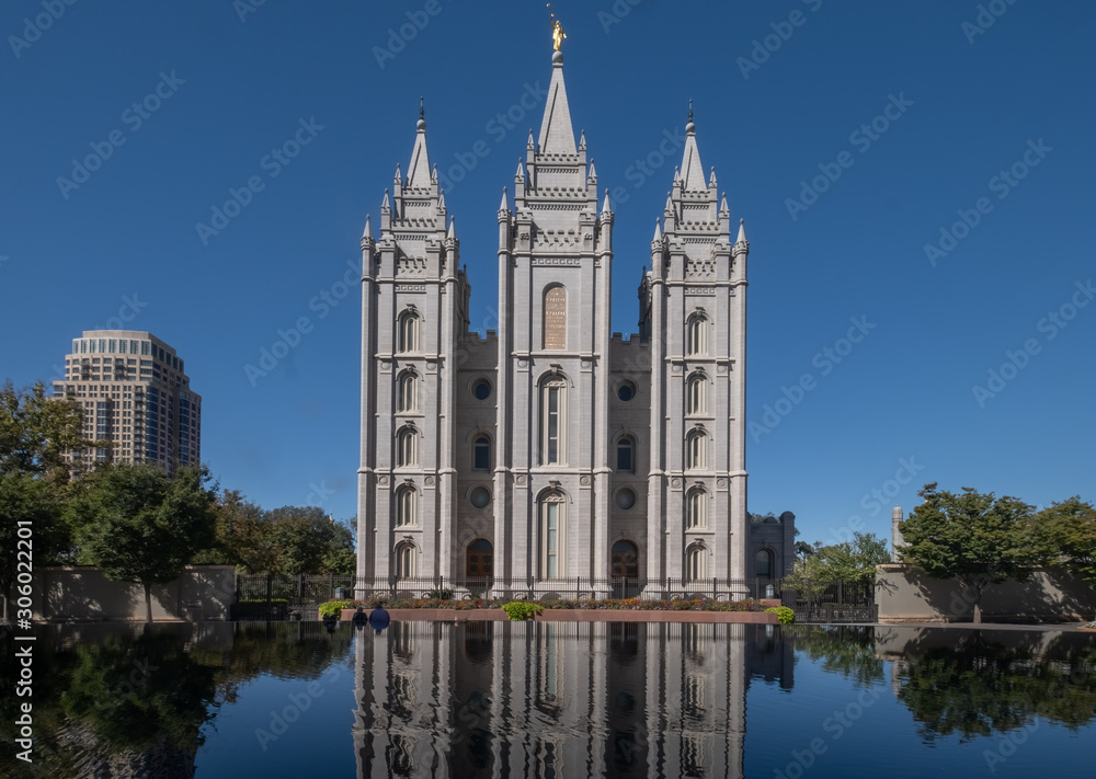 The Salt Lake Temple is a temple of The Church of Jesus Christ of Latter-day Saints (LDS Church) on Temple Square in Salt Lake City, Utah, United States