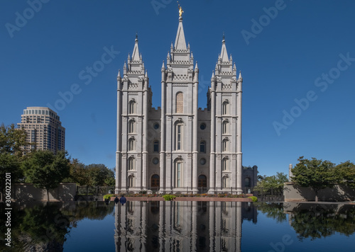 Obraz na płótnie The Salt Lake Temple is a temple of The Church of Jesus Christ of Latter-day Sai