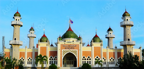 Pattani central mosque is the beautiful religious place of Pattani, Southern of Thailand.