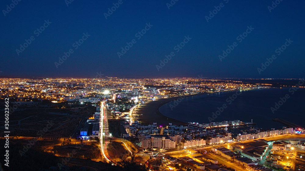 Agadir in night