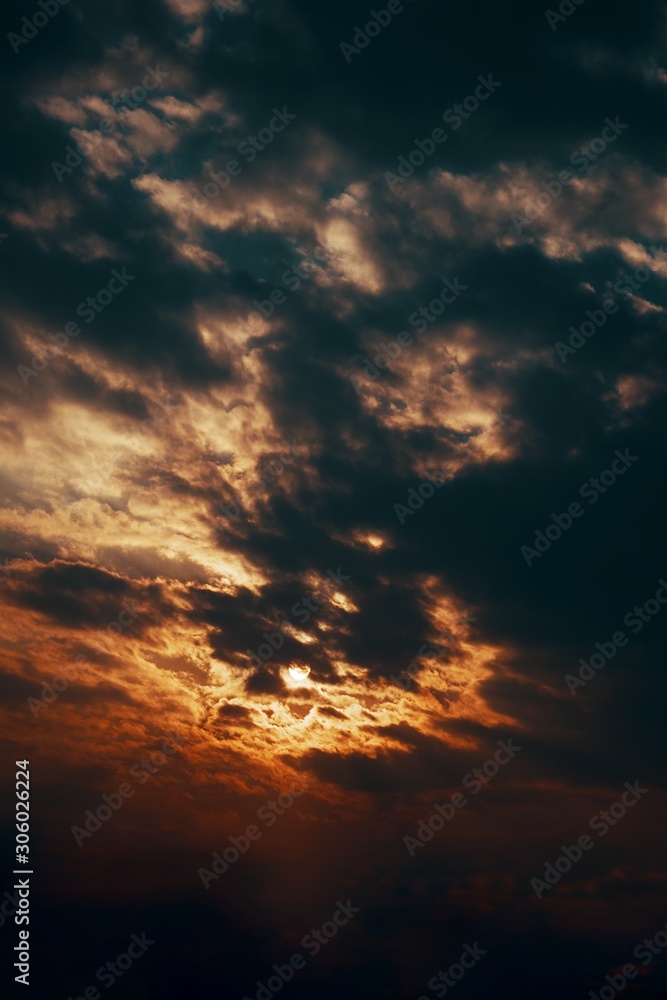 Naklejka premium Cloudscape