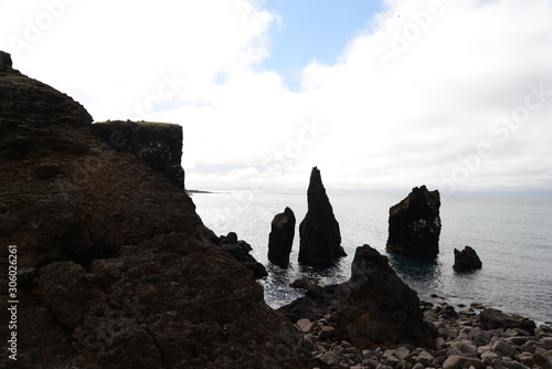 Felsen an der Reykjanes-Halbinsel, Island