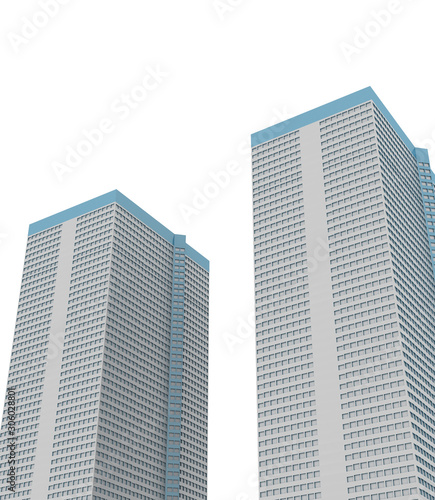 Wallpaper Mural House choice and real estate concepts, original 3d rendering Torontodigital.ca