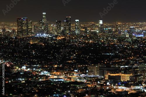 Los Angeles Downtown by night