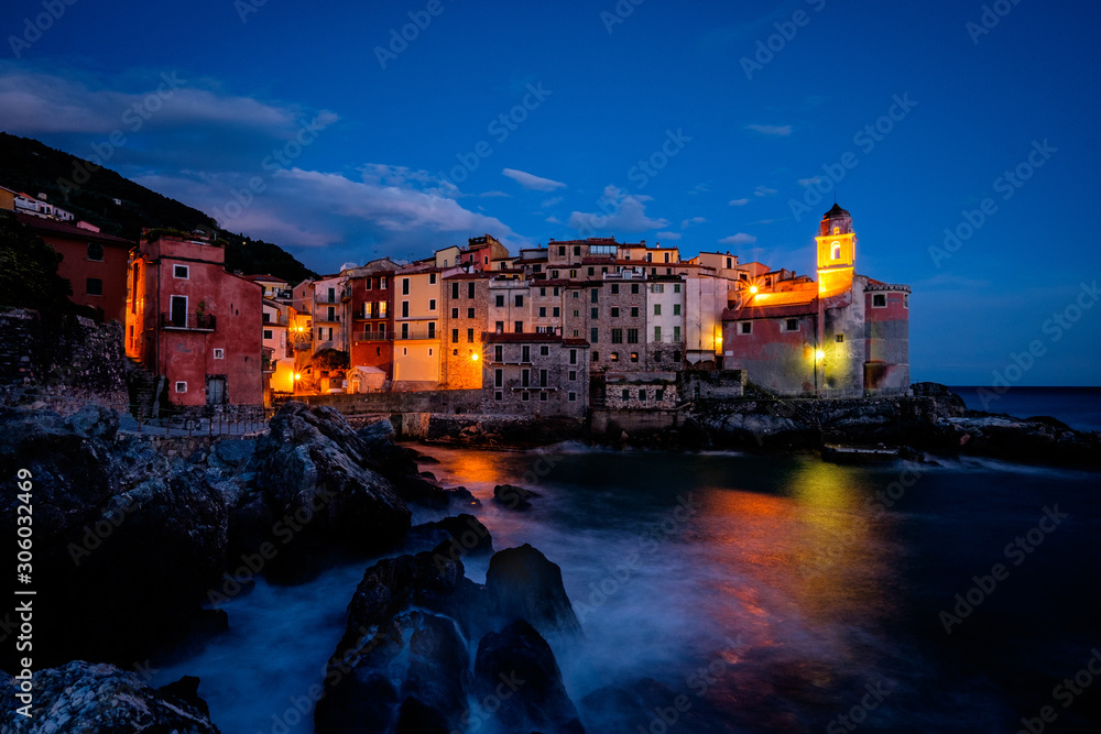 The sea village of Tellaro, Lerici, La Spezia gulf, Liguria, Italy