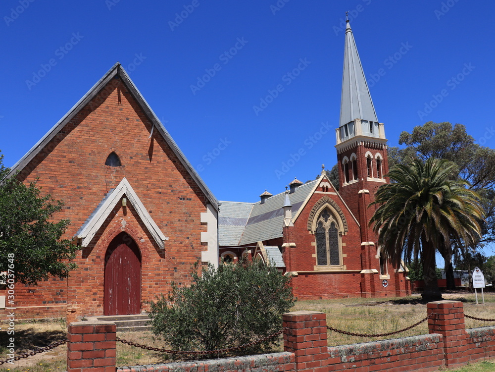 old church In Kalgoorlie country town of New South Wales Australia
