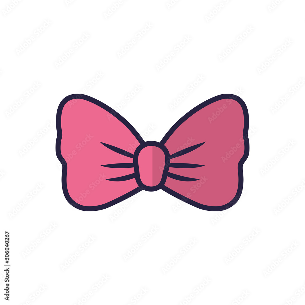 Isolated bowtie icon vector design Isolated bowtie icon vector design