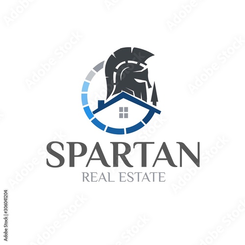 spartan real estate logo designs modern