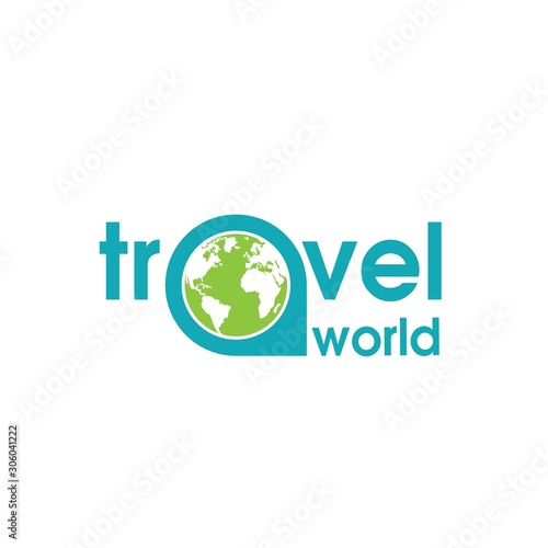 travel world logo designs simple