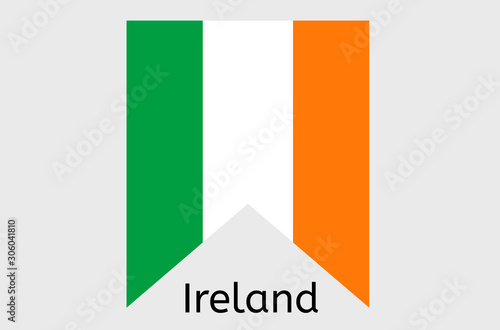 Free Download Irish flag icon, Ireland country flag vector illustration - GFXLoad