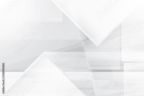 Abstract geometric white and gray color background. Vector, illustration.	