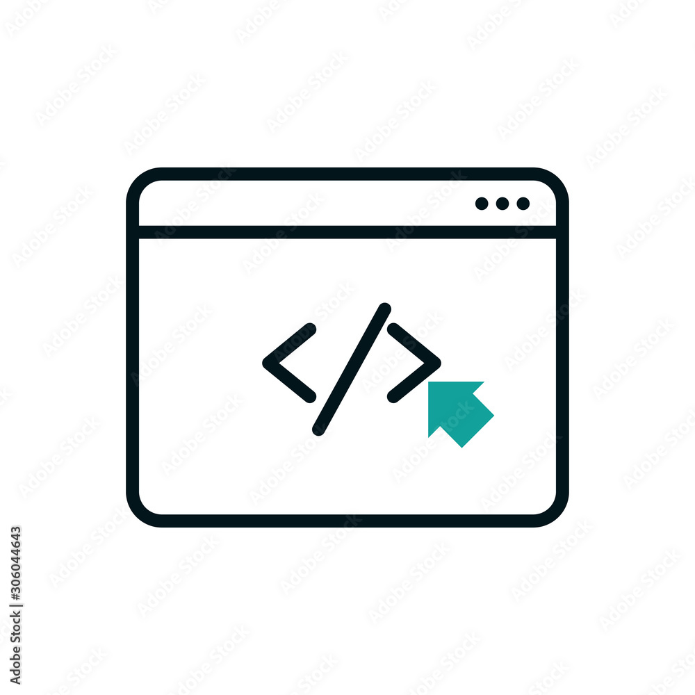 Isolated website icon fill vector design Isolated website icon fill vector design