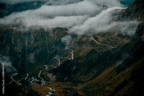 Curvy Road - Swiss Alps  - Furka Pass