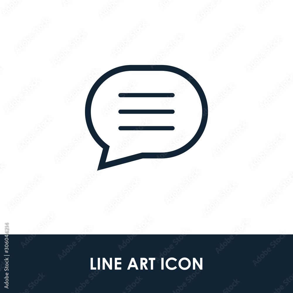 Bubble Chat Illustration Single Icon Design Vector EPS 10 Bubble Chat Illustration Single Icon Design Vector EPS 10