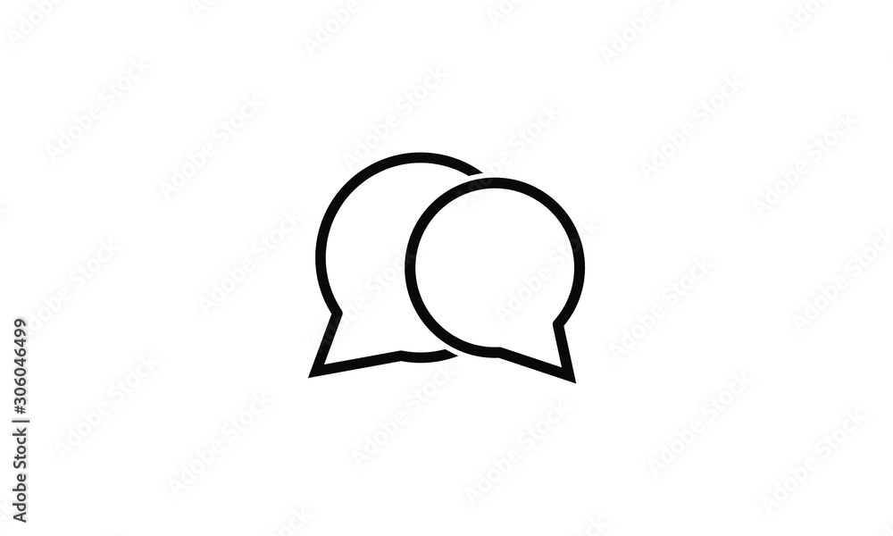 Speech bubble icon Speech bubble icon