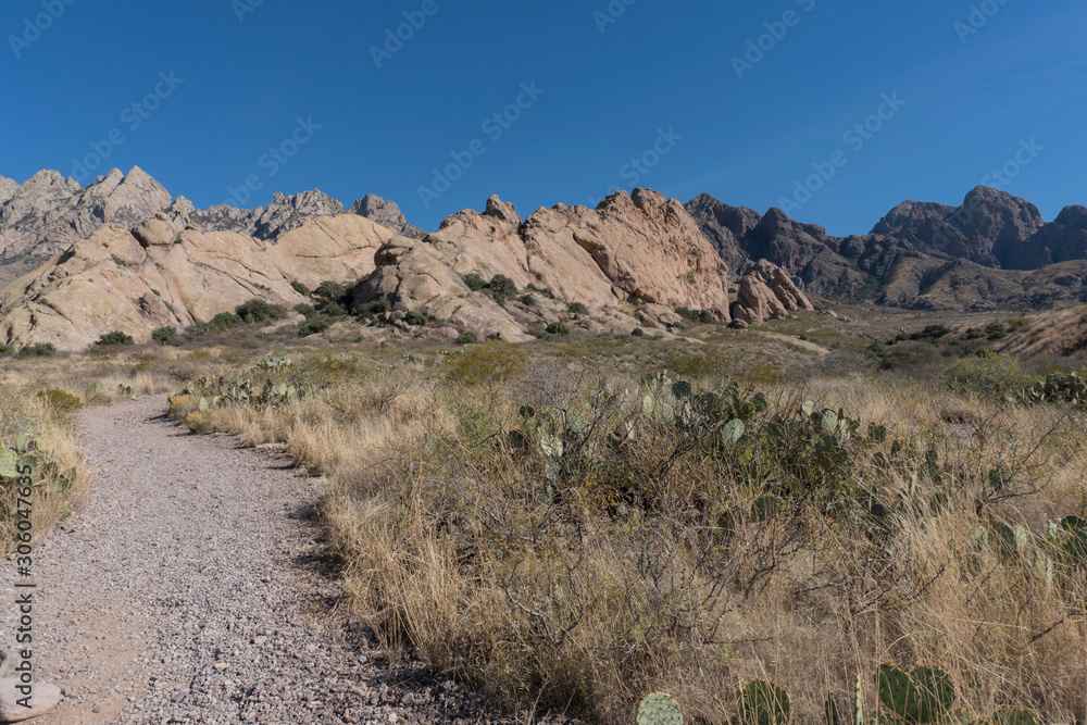 The La Cueva rocks in New Mexico. The La Cueva rocks in New Mexico.