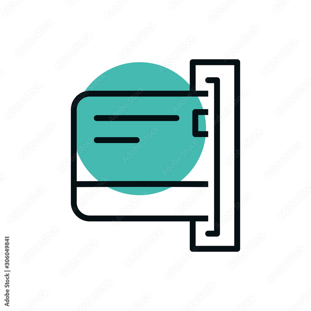 atm terminal money cash shopping line style dot color atm terminal money cash shopping line style dot color