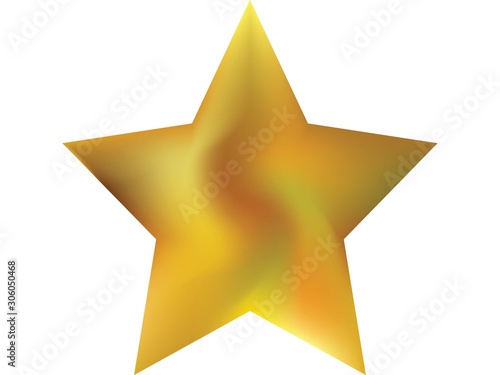 Blurred background in the form of pentagram.