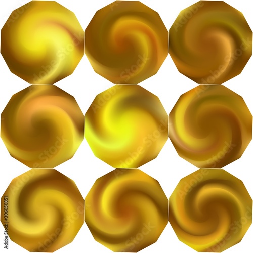 Set of polygonal modern backgrounds.