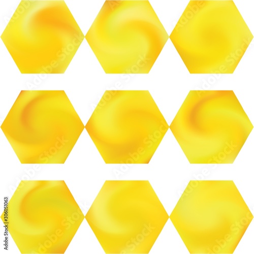 Collection of hexagonal smooth backgrounds.