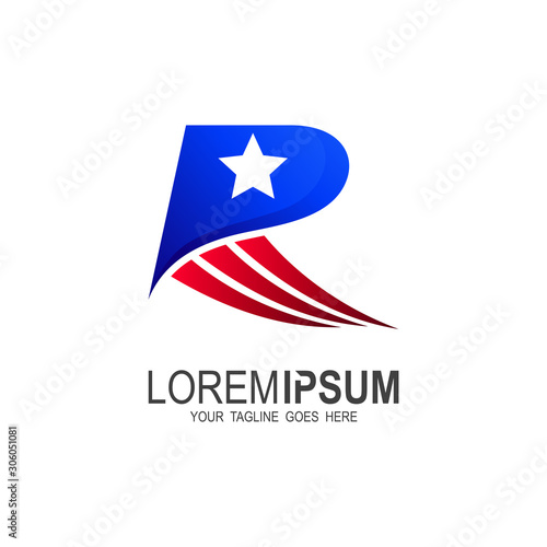 Free Download R logo, Letter r logo with simple design - GFXLoad