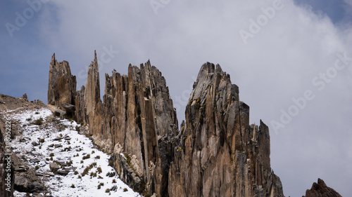 Stone Forest in Cusco Peru, in the Andes Mountains © cristian